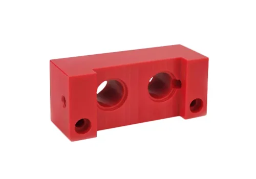 Plastic milled component